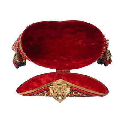 Leave Embroidery Purse & Gold Embossed Purse - Skylexo.com | Be Unique